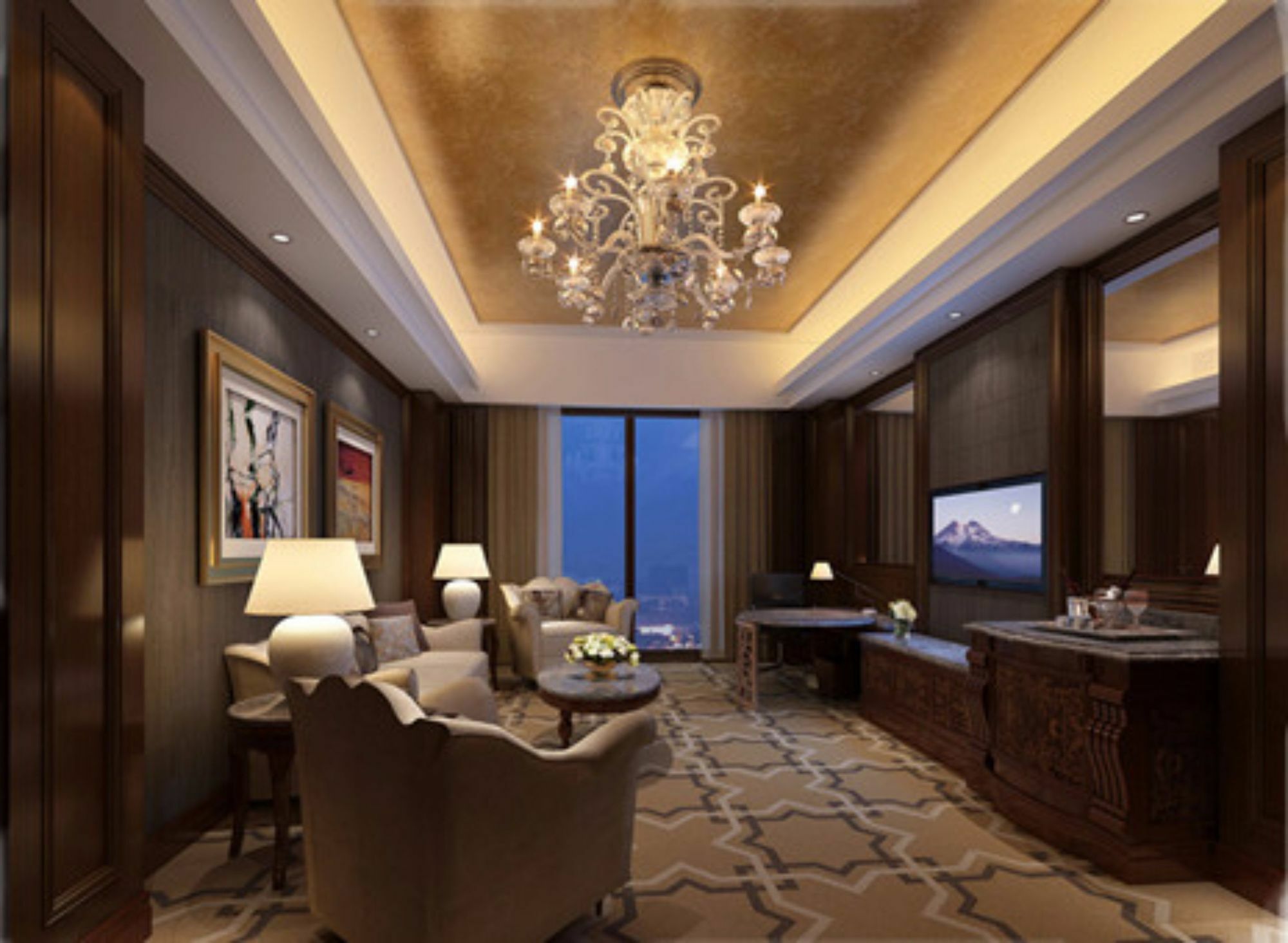 Jinan Luxury Blue Horizon Hotel Esterno foto